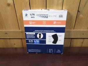 lot 19 image: Copper Fit Elite Knee 2-pack (LXL 16-20)