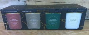 lot 5 image: Bellueve Luxury Candle Four 12-Ounce Soy Blend fragrances Made with Essential Oils