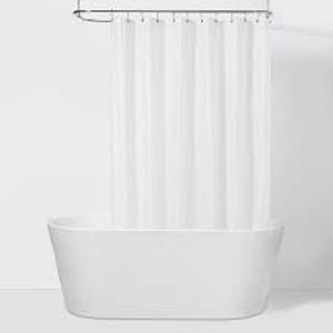 lot 45 image: PEVA Medium Weight Shower Liner Frosted - Made By Design