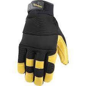 lot 50 image: 3 Pack  Hydra Hyde Unisex Leather Work Duty Safety Breathable Hydrahyde Flexible Water Resistant (Large) Gloves