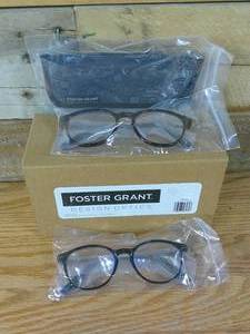 lot 53 image: Set of 4 Foster Grant Round Reading Glasses-1.75  2.50
