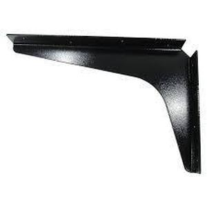 lot 70 image: Heavy Duty Shelf Bracket 8X12 Black Steel - 10 pairs