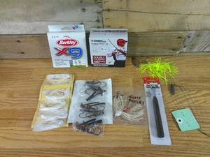 lot 82 image: Mixed Lot of Fishing Lines and Jigs