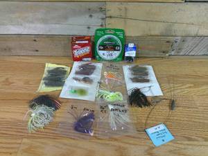 lot 84 image: Mixed Lot of Fishing Lines and Jigs