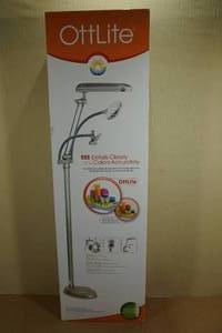 lot 9 image: OttLite 24w 3-in-1 Craft Floor Lamp