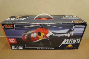 lot 3F image: Blade Red Bull BO-105 CB 130 X Remote Control Helicopter