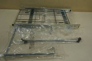 lot 101 image: In Cabinet Rolling Trash Can Tray