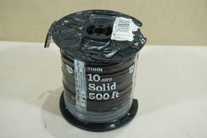 lot 105 image: 500 Ft 10 AWG Solid Wire