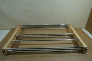 lot 152 image: Brightroom Wood and Stainless Steel Drying Rack