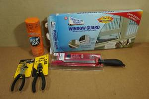 lot 196 image: Window Guard, Jig-A-Loo, Stanley Tools and Saw