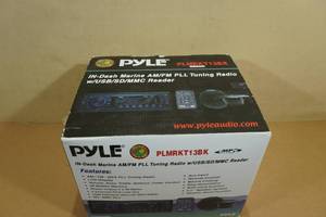 lot 219 image: Pyle In-Dash Marine AMFM PLL Tuning Radio