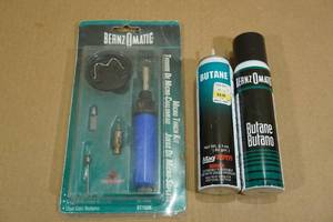 lot 240 image: Micro Torch Kit with Butane Refills