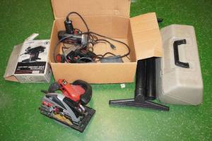 lot 260 image: Assorted Power Tools and Tool Box