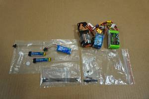lot 4A image: Assorted RC Aircraft Batteries and Parts
