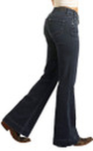 lot 56 image: Rock & Roll Cowgirl Mid Rise Trousers 24x32