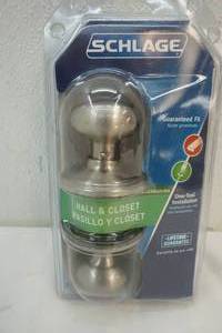 lot 57 image: Schlage Hall or Closet Door Knob