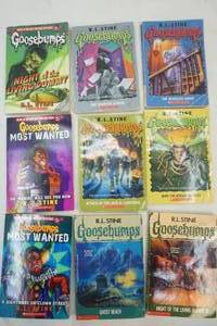 lot 61 image: Variety of Goosebumps Books