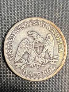 lot 22 image: 1858-S US SEATED HALF DOLLAR