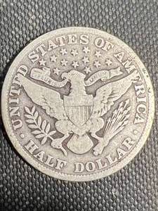 lot 40 image: 1904 US BARBER HALF DOLLAR