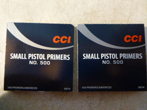 2 Boxes of CCI Small Pistol Primers
