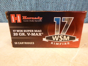 Hornday 17 Win Super Mag Cartridges