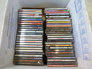 Box of CDs.