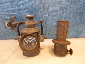Antique Lamp and Horn