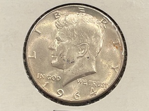 lot 25 image: 1964 Kennedy Half Dollar