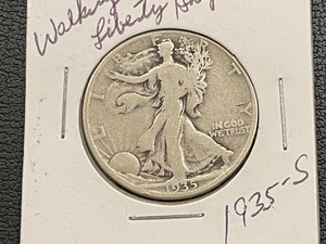 lot 31 image: 1935-S Walking Liberty Half Dollar