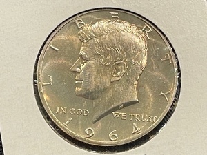 lot 49 image: 1964 Kennedy Half Dollar Uncirculated
