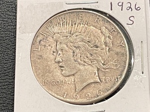lot 51 image: 1926-S Peace Dollar