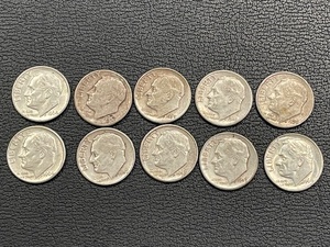 lot 68 image: Roosevelt Silver Dimes