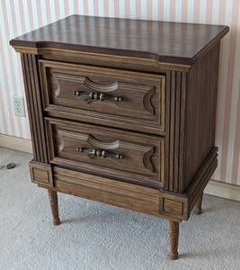 lot 36 image: Vintage Wood Side Table