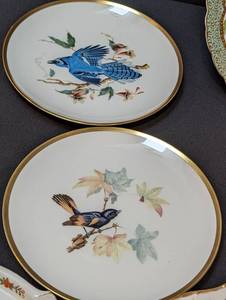 lot 69 image: Vintage Painted Porcelain Dishes