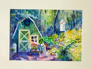 lot 96 image: Framed Watercolor Painting by Harry Heim