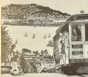 lot 37 image: Lovely Lithograph Print of San Fransisco by C.F. Stanbrough