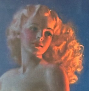 lot 54 image: Tranquility Art Nuevo Framed Print by Gene Tierney