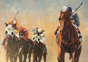 lot 91 image: Let the Horses Run Limited Edition Signed Print by Laura Landingham