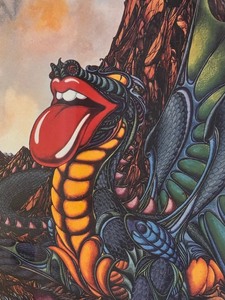 lot 7 image: The Rolling Stones at Cardiff and Pembroke Castles 1973 Limited Edition Autographed Lithograph Print