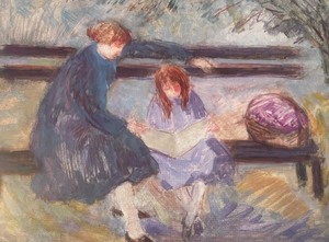 lot 117 image: Picnic Limited Edition Framed Print By Barbara A. Wood