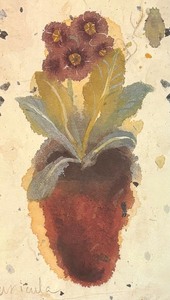 lot 152 image: Sprawson Flower Pots Original Art by Clare Sprawson