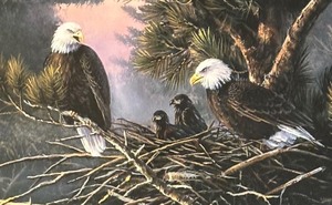 lot 155 image: Northwoods Legend Signed Print by Rick Kelley