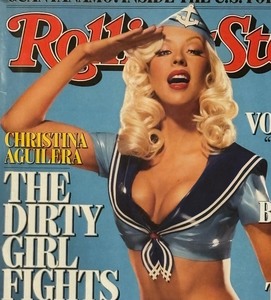 lot 170 image: Framed Rolling Stone Magazine Cover