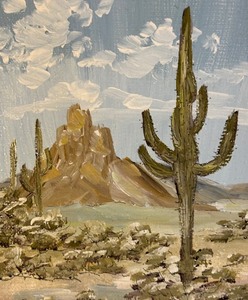 lot 174 image: Arizona Acrylic on Canvas Painting by Mary Welsh