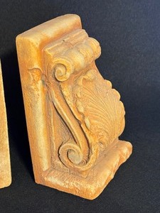 lot 70A image: Pair of Hayes Parker Decorative Corbel Bookends Renaissance Heavy