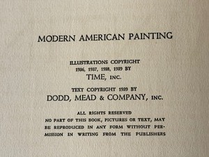lot 74A image: Book Modern American Painting