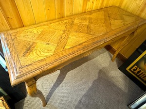 lot 76A image: Vintage Wooden Console Table