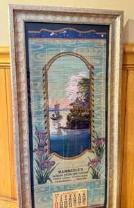 lot 64 image: Framed Hammerles Interior Decorating 1940 Calendar