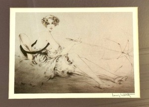 lot 40 image: Icart Summer 2 Four Season Framed Print