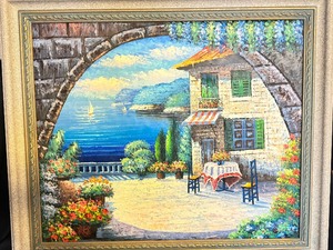 lot 24 image: Framed Original Oil on Canvas Painting
